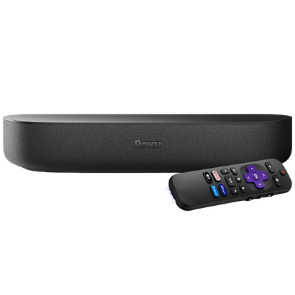 roku streambar with the remote