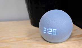 Amazon Echo Dot up close