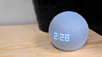 Amazon Echo Dot up close