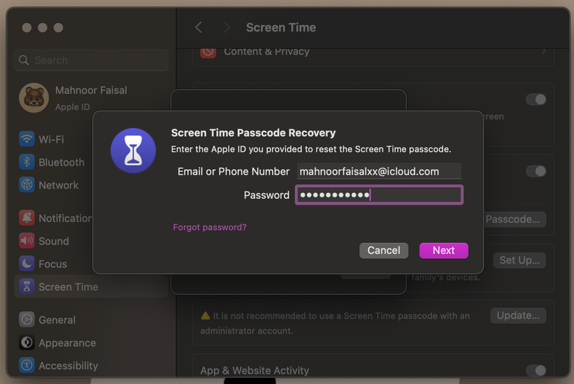 How to Reset Your Screen Time Passcode on iPhone, iPad, and Mac