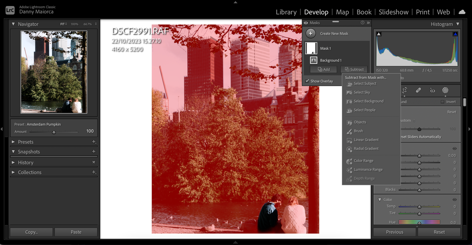 The Mask Subtraction Feature in Adobe Lightroom