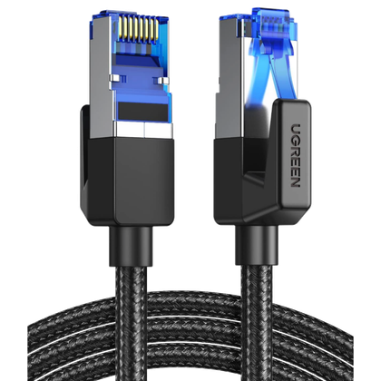 Both connectors of the UGREEN Cat 8 Ethernet Cable