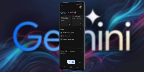 Gemini app running on an Android phone