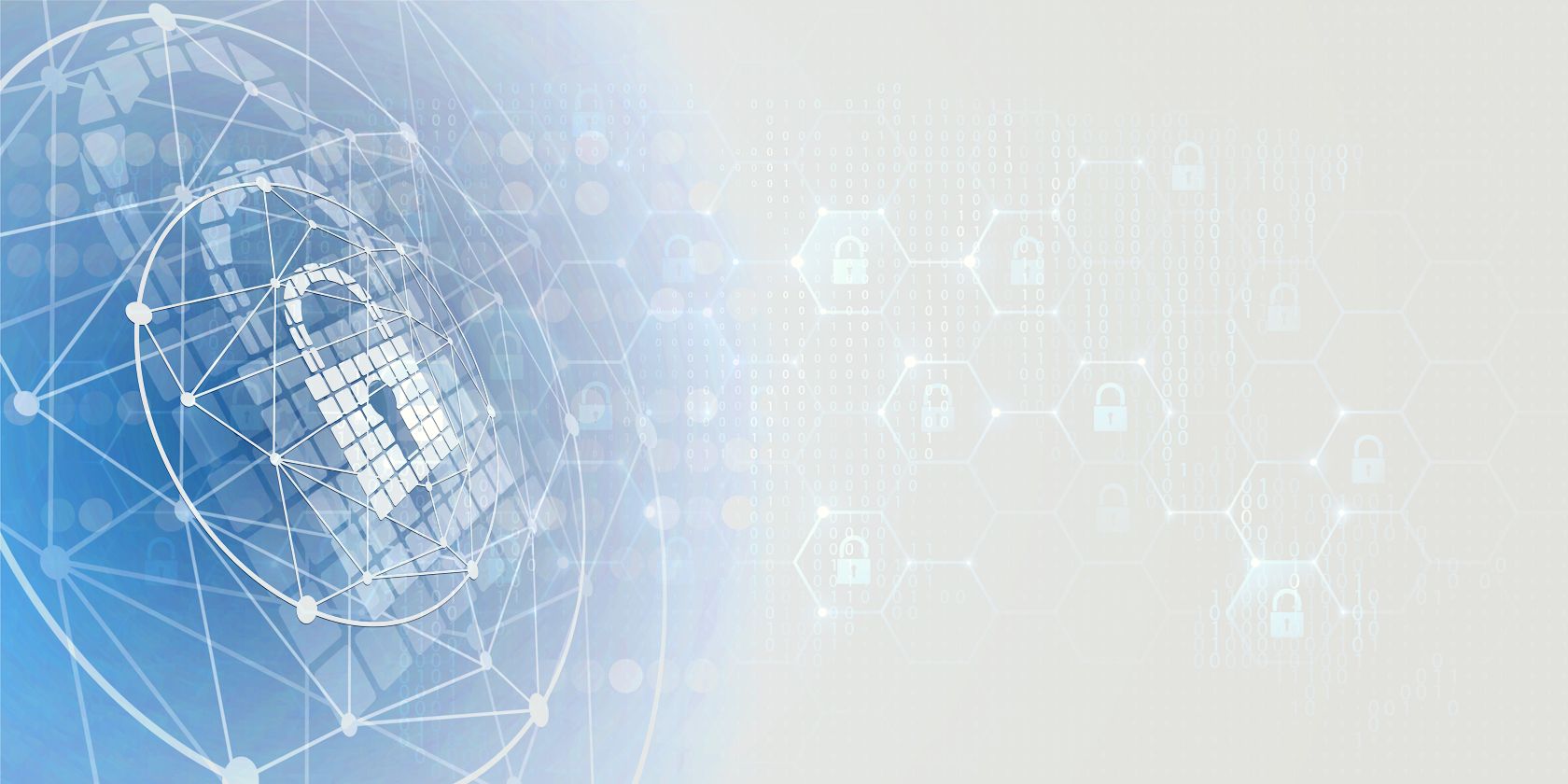 security icon with smaller padlock icons