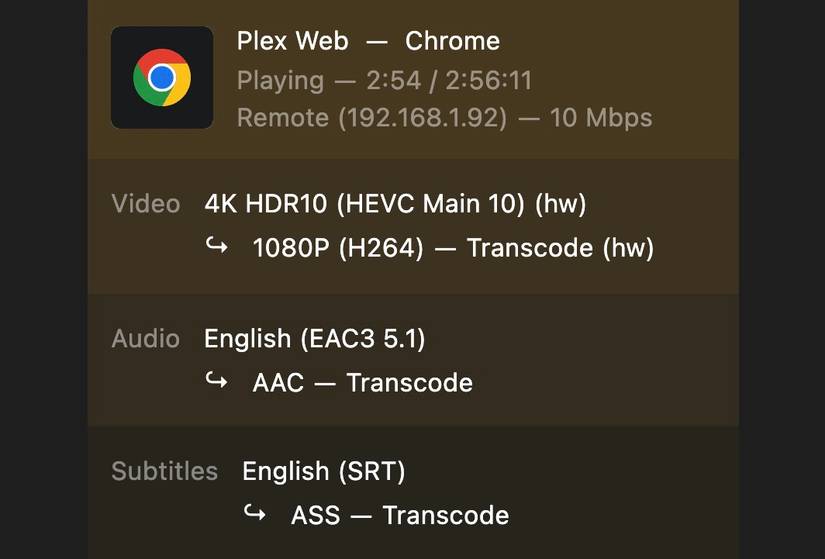 رمزگشایی سختافزاری برای Plex