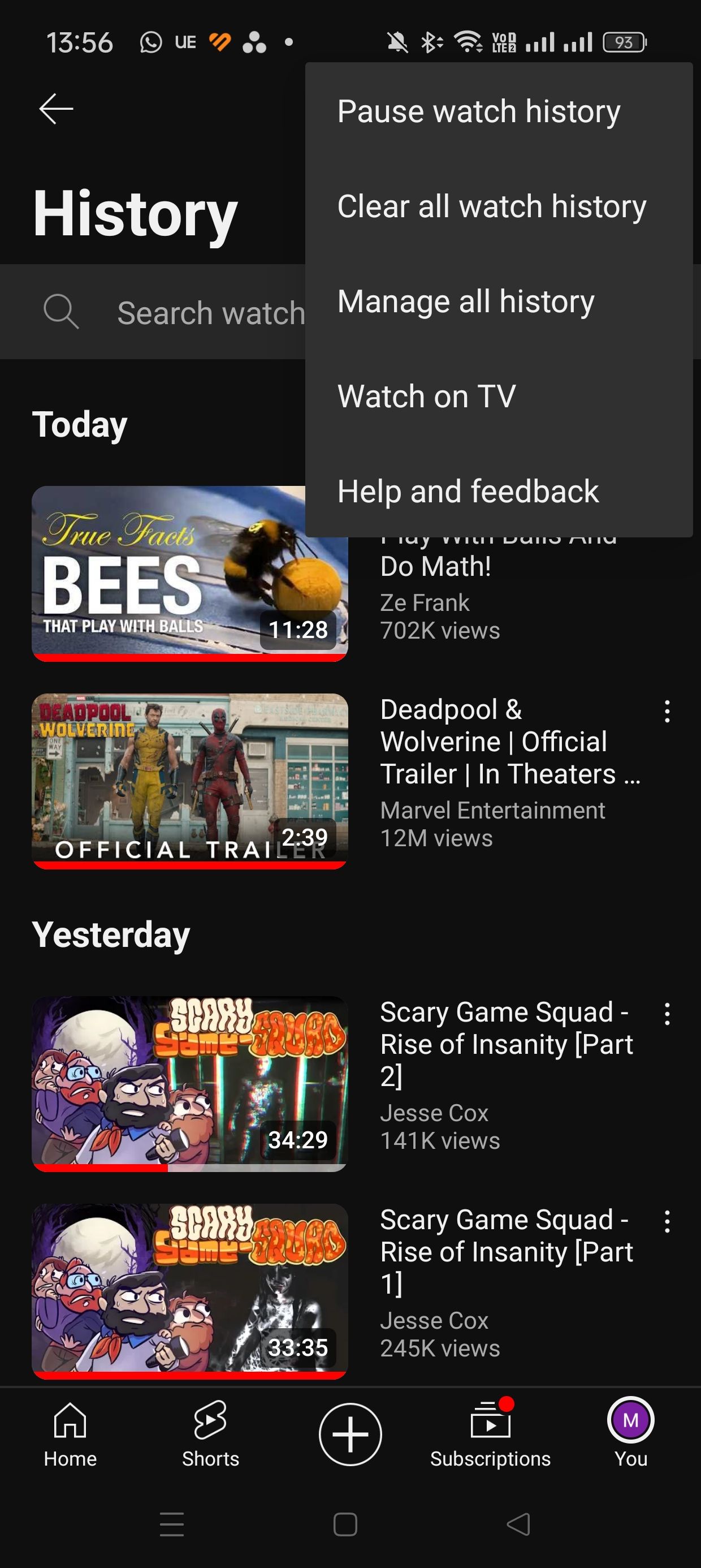 How to View and Manage Your YouTube Watch History
