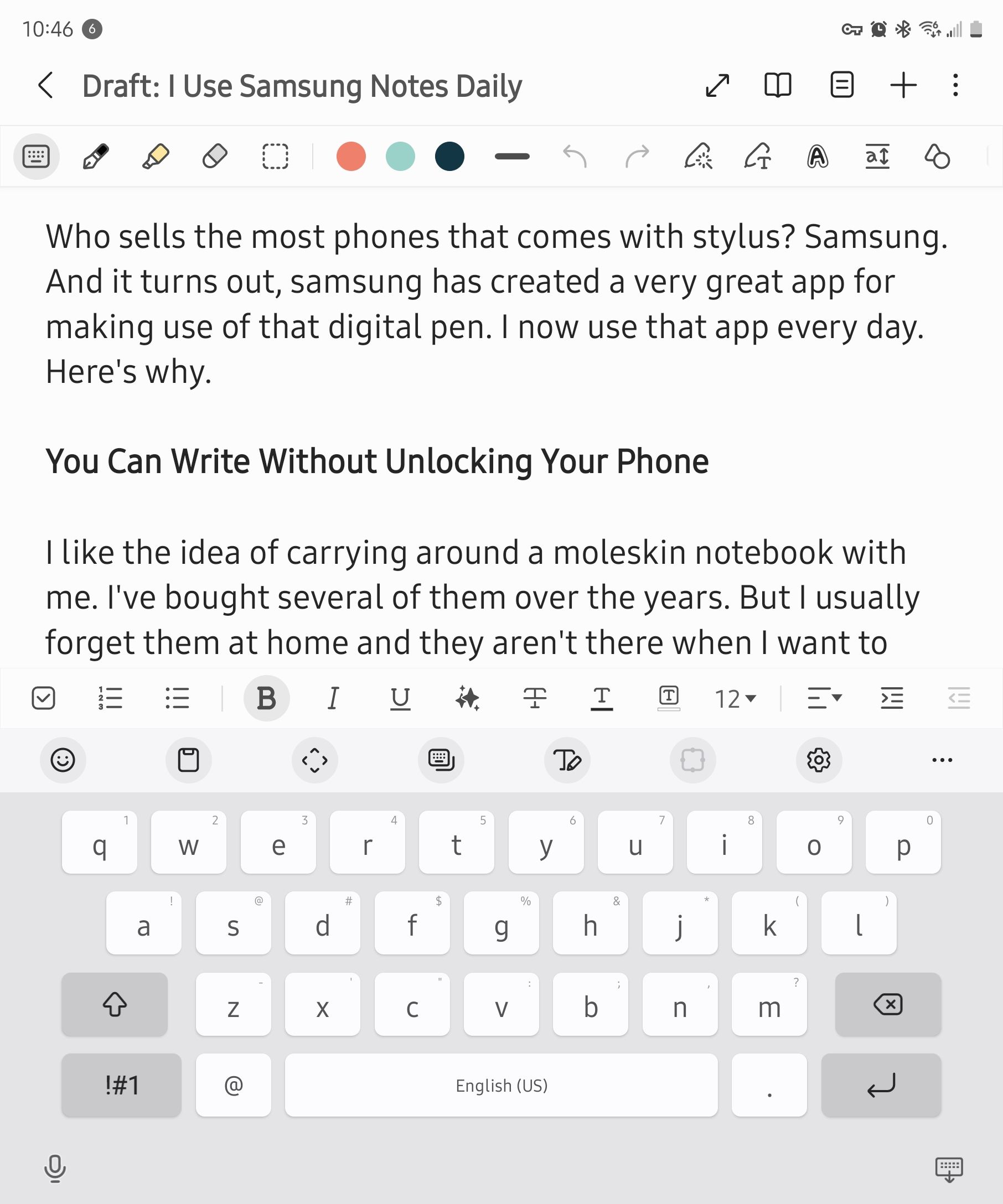 I Use Samsung Notes Daily: Here's What Makes It Such a Good App
