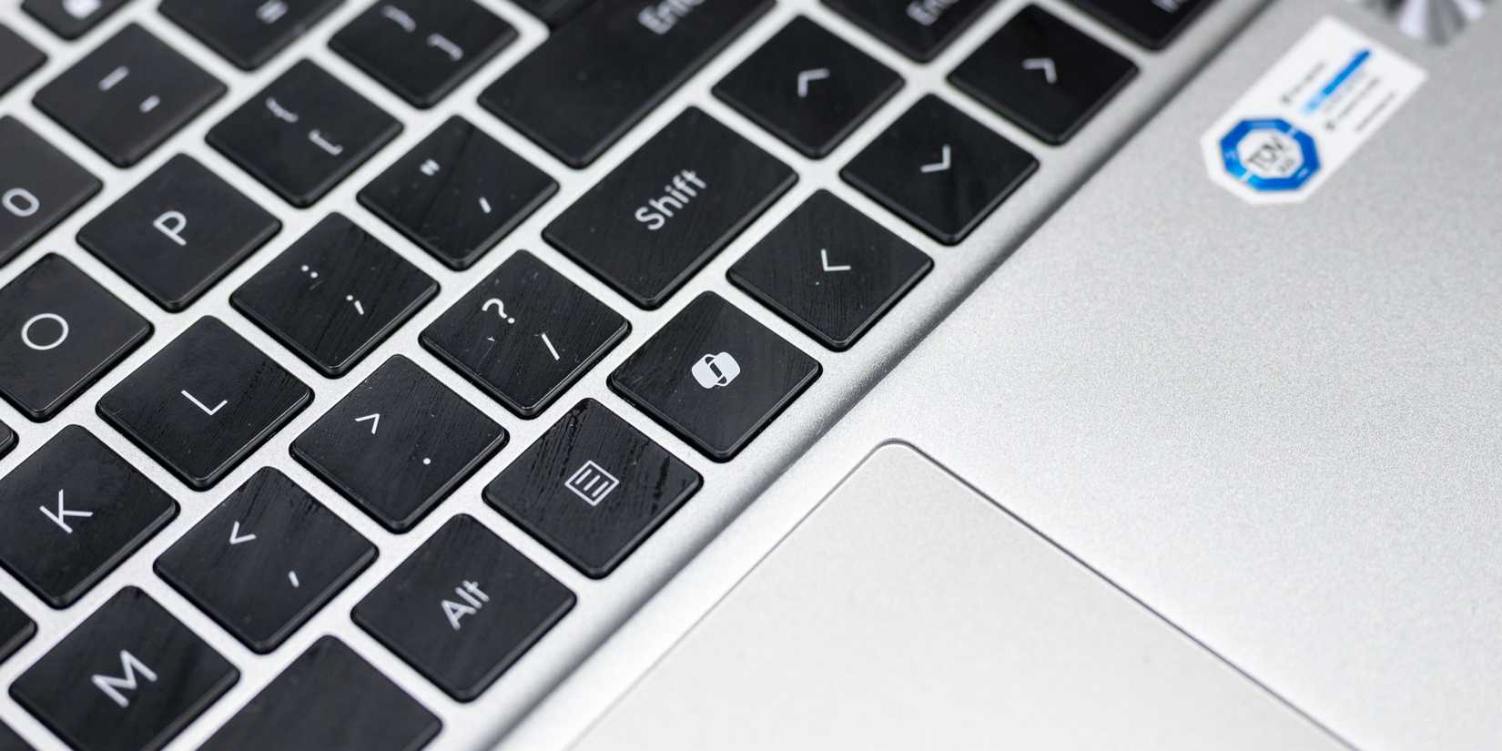 Microsoft Copilot key on the Tecno Megabook T16 Pro