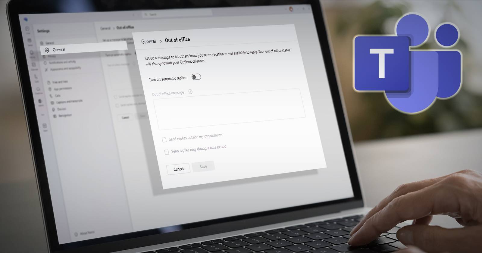 microsoft teams set out of office mobile