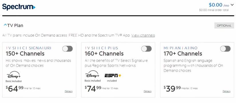 Streaming Included Spectrum