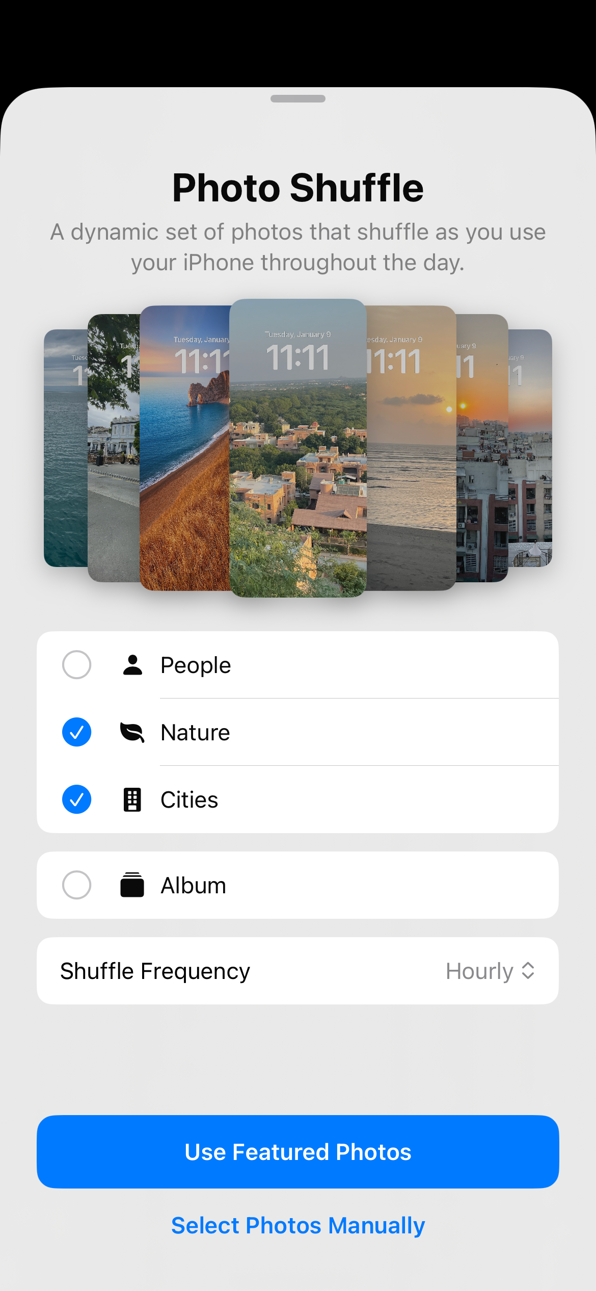 How to Use Photo Shuffle to Change Your iPhone Wallpaper