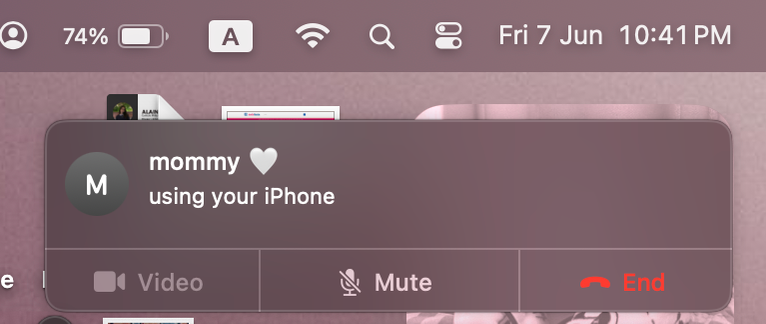 استفاده از انتقال تماس در macOS