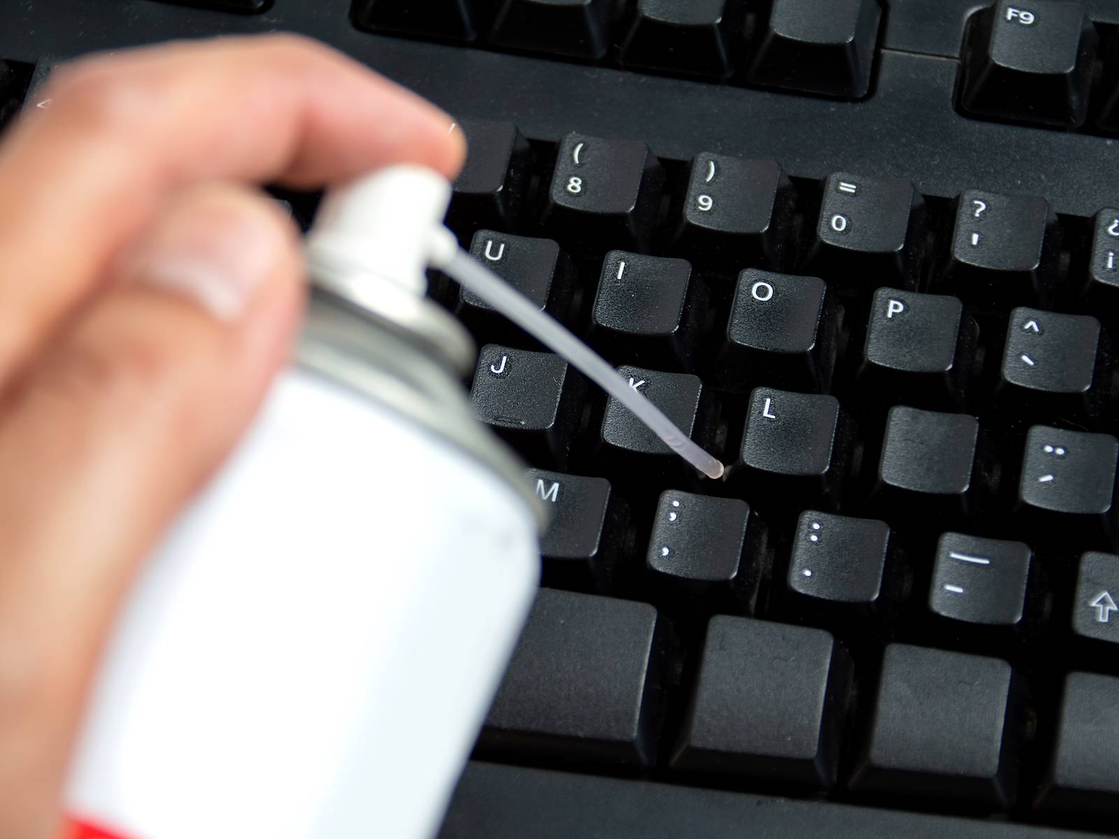 laptop keyboard cleaning compressed air