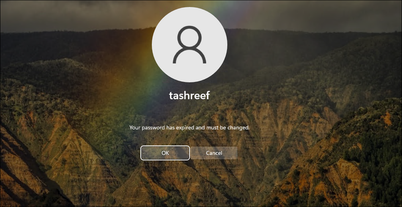 Windows Account Password Expired? Here's How to Sign In and Turn Off ...