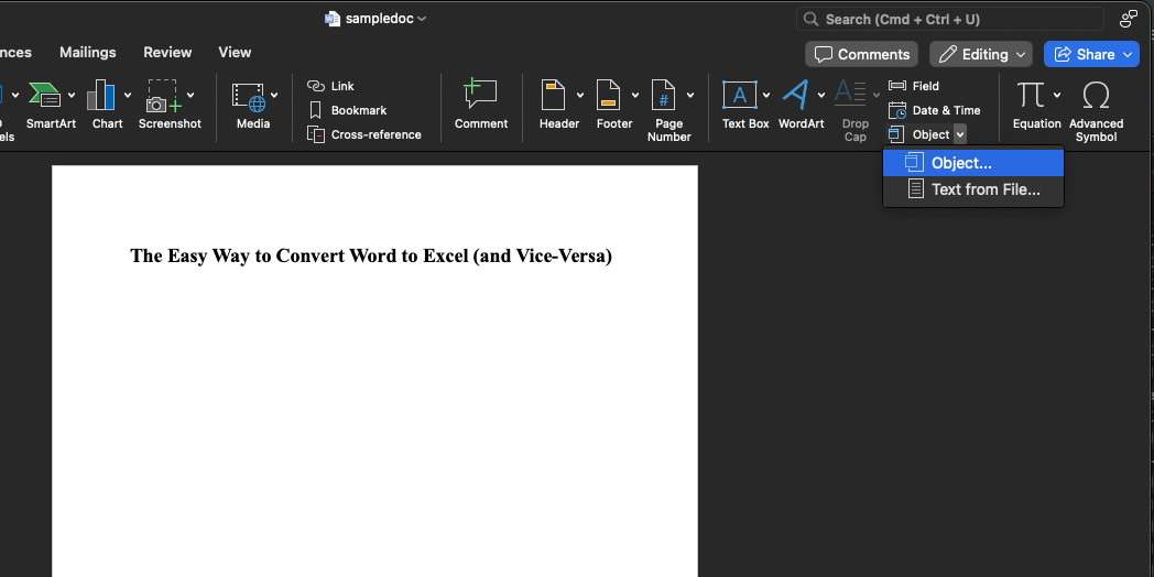 The Easy Way to Convert Word to Excel (and Vice-Versa)