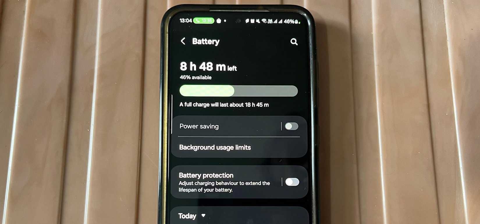 An Image Showing Battery Life in Samsung S23