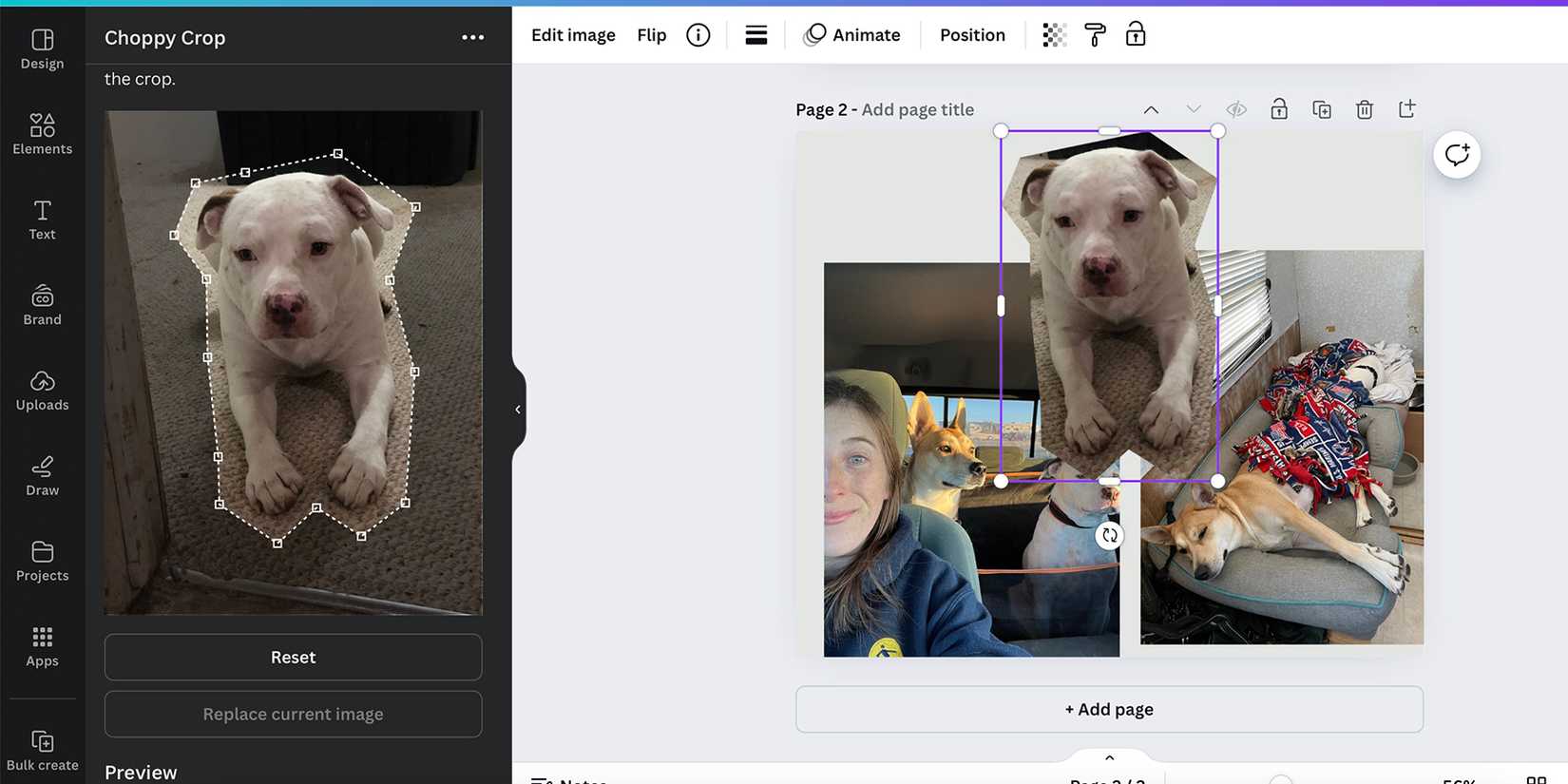 Choppy Crop App in Canva Apps