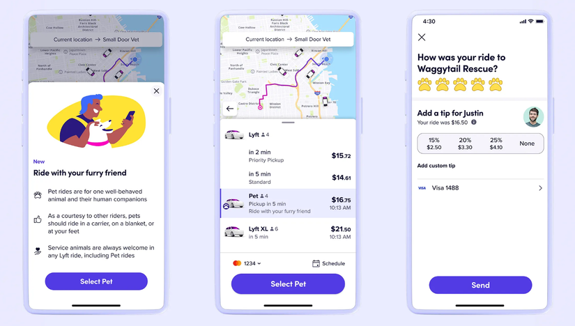Lyft's Pet Mode Means Your Cat or Dog Can Come for the Ride