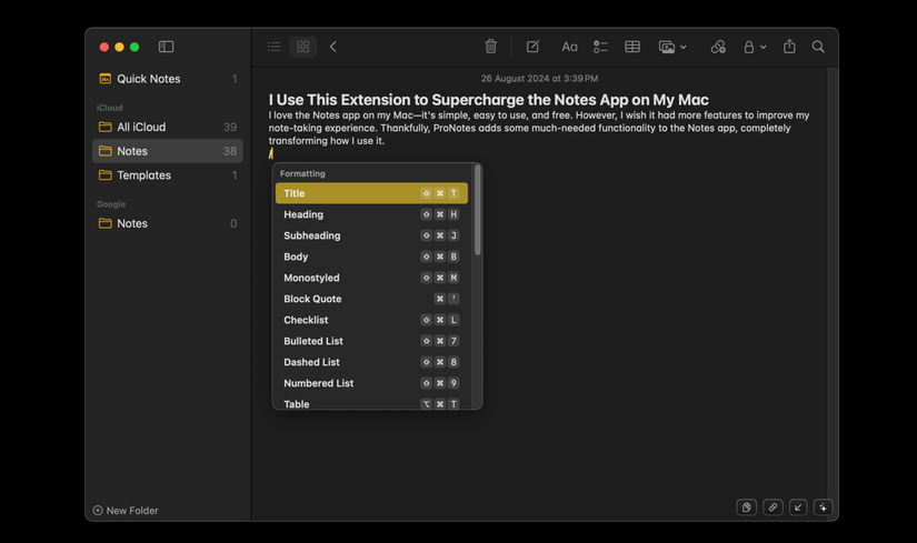 I Use This Extension to Supercharge the Notes App on My Mac
