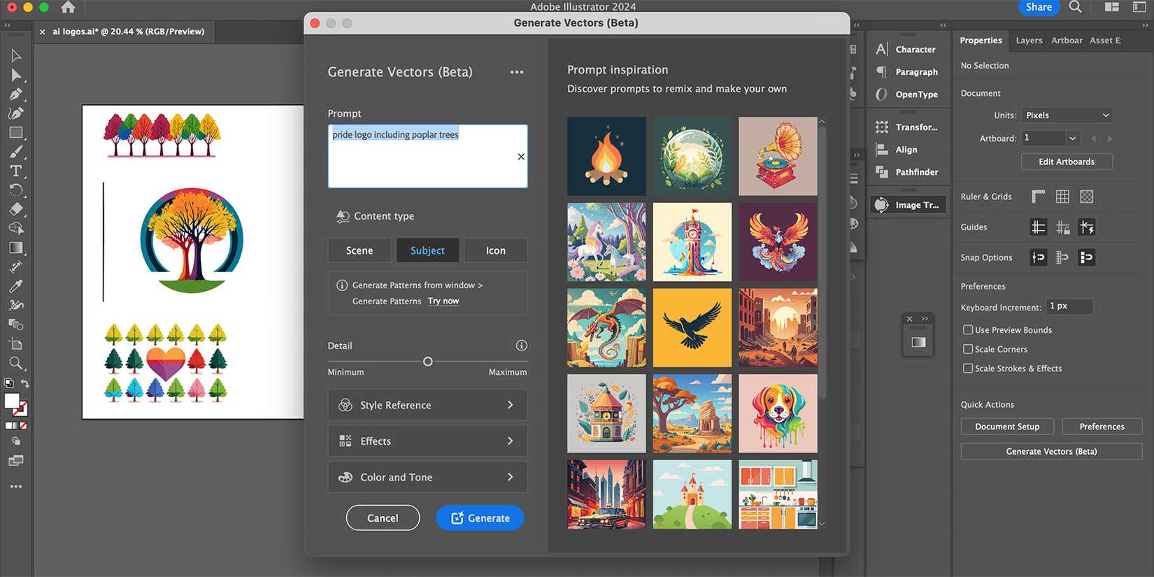 Input Image Vector Do These AI Generators Really Create Vector Images That Look Crisp at ...