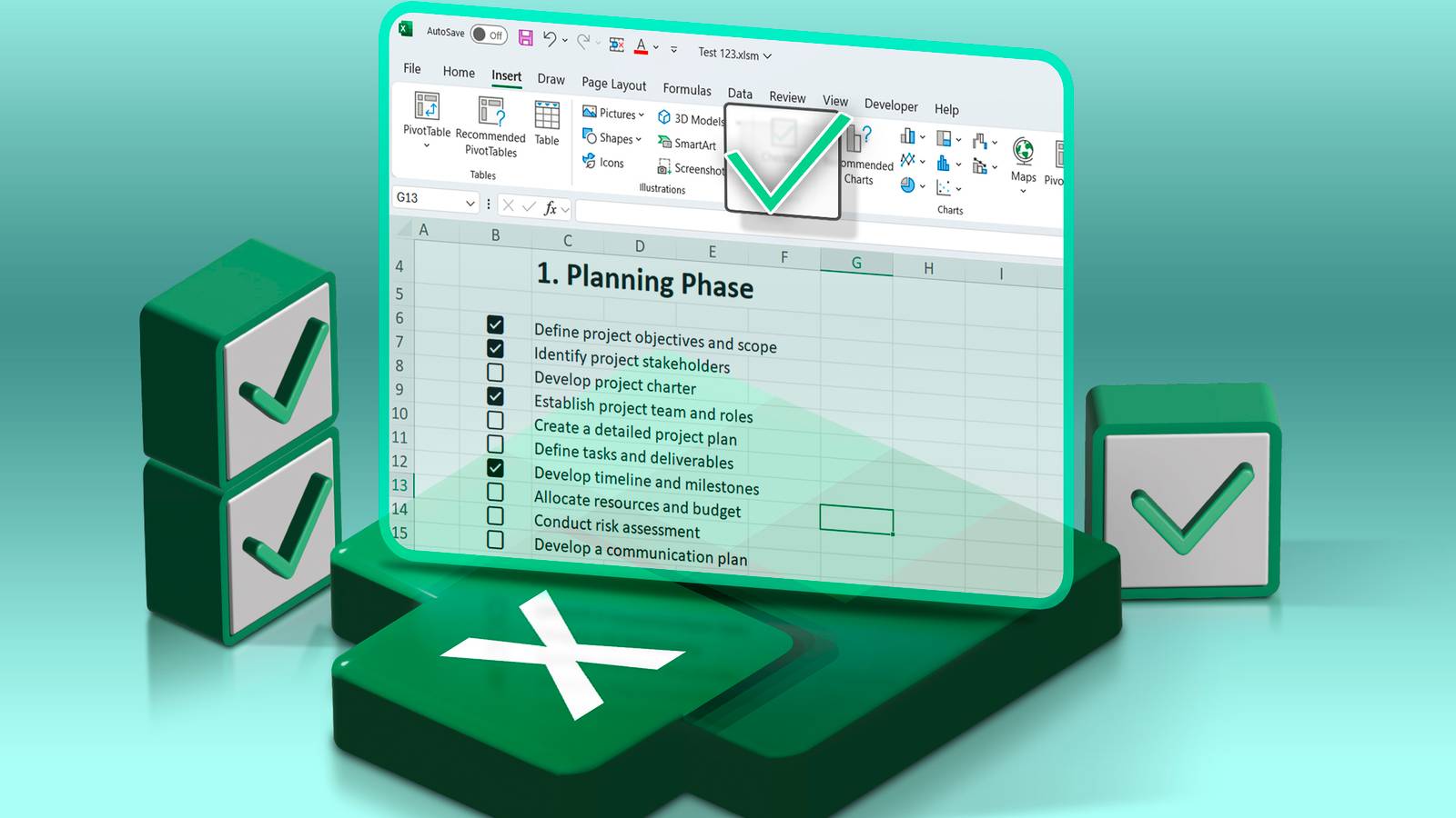 Make Your Excel Sheets Interactive With Checkboxes