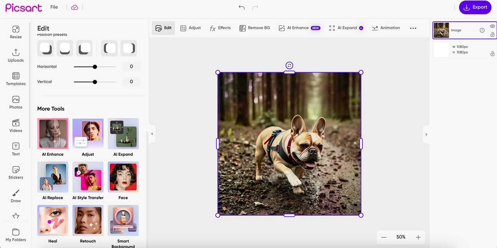 Picsart AI Generator Tool