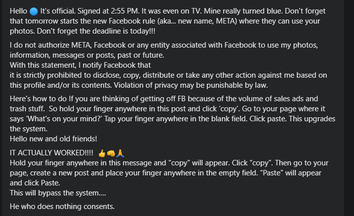 Viral Posts Won't Stop Meta AI From Using Your Data: Here's What Will
