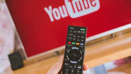 YouTube app on Sony smart TV