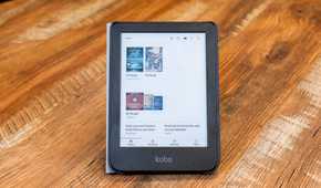 The Kobo Clara Colour homescreen