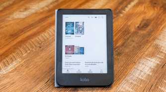 The Kobo Clara Colour homescreen