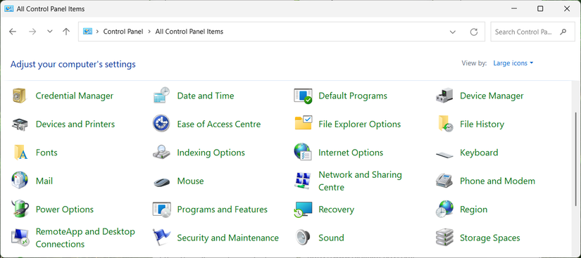 How to Open the Internet Options in Windows 11
