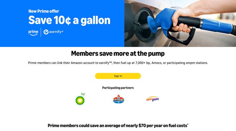 Gas Savings Is the Newest Reason to Grab an Amazon Prime Membership