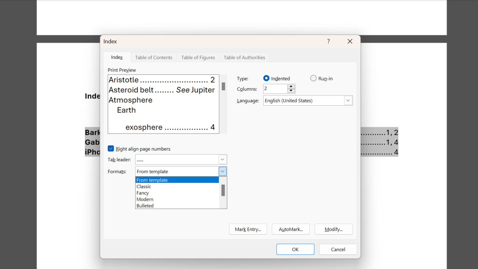 How Indexes Can Make Any Word Document Manageable