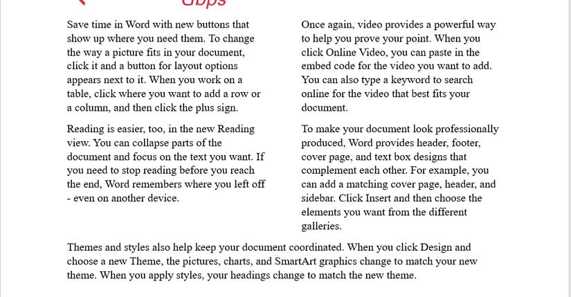 Clean Column Document Layout Design Professional Reports With Multi-Column Word Layouts