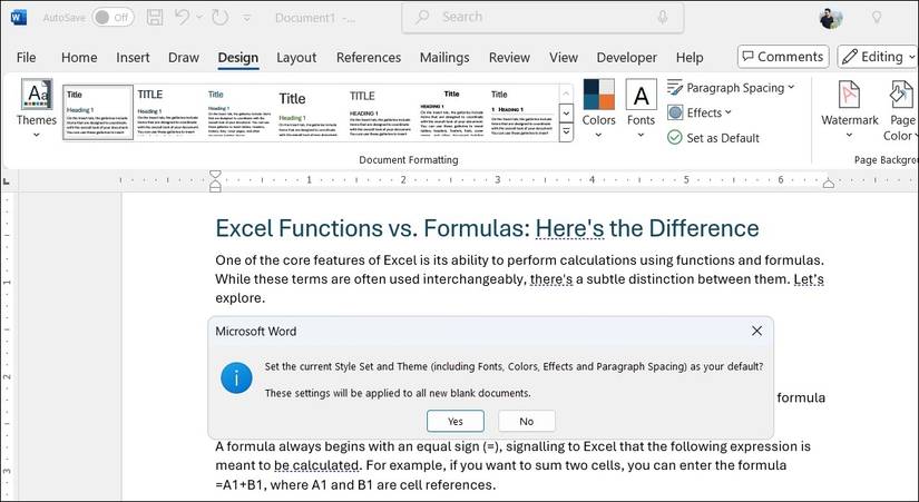 Set Design Format Document Use Styles in Microsoft Word to Format Your Documents Consistently