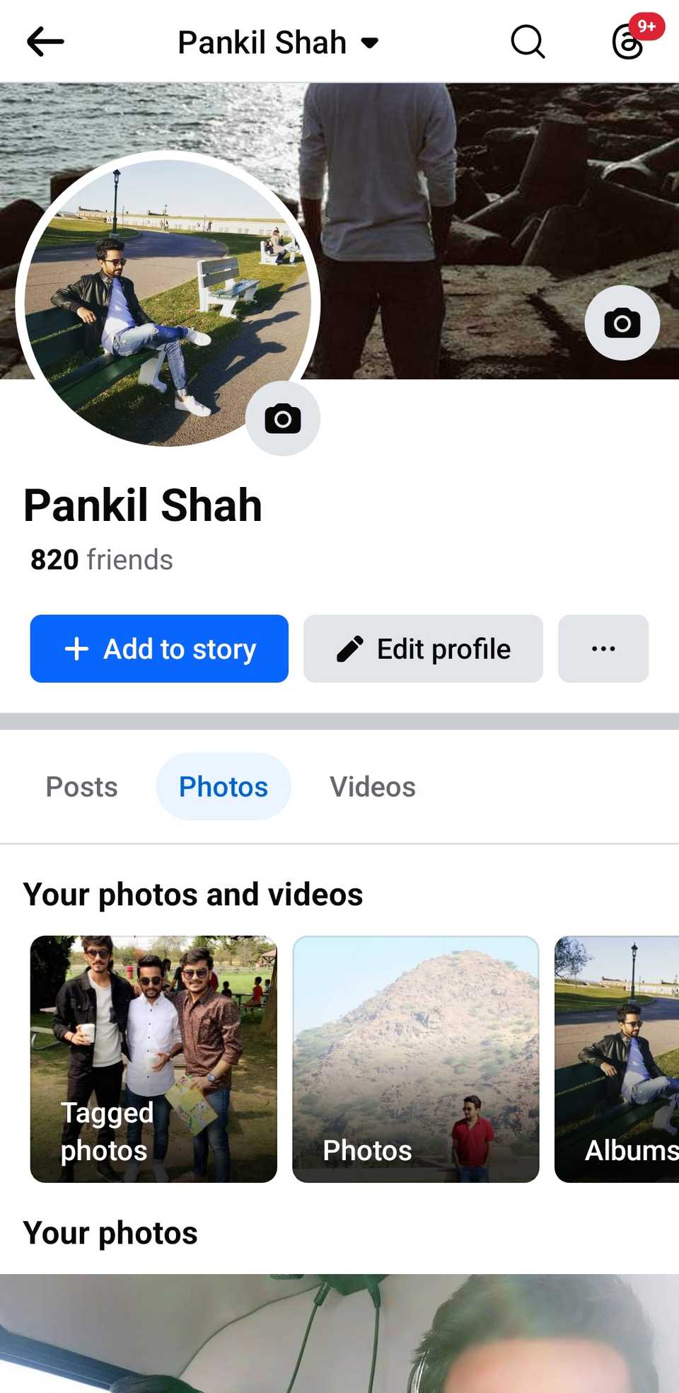 Tagged Photos on Facebook Profile