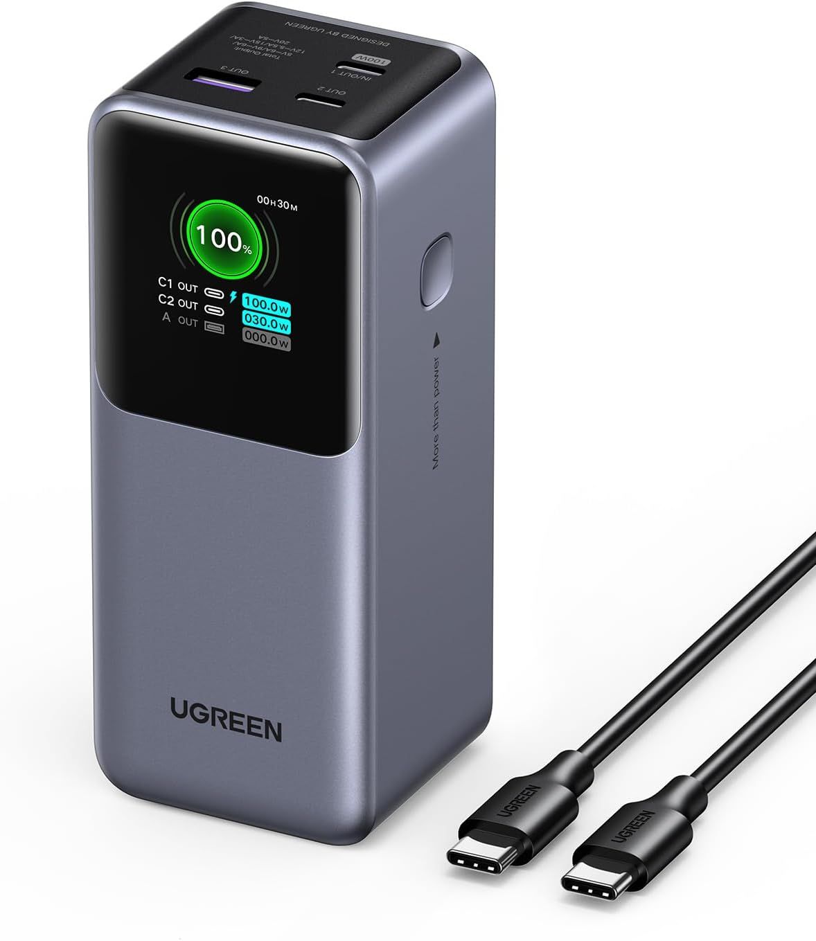 スマホアクセサリー ugreen nexodeFastChargingPowerBank 130W UGREEN 130W Nexode 20000 Power Bank 2024 REVIEW - MacSources