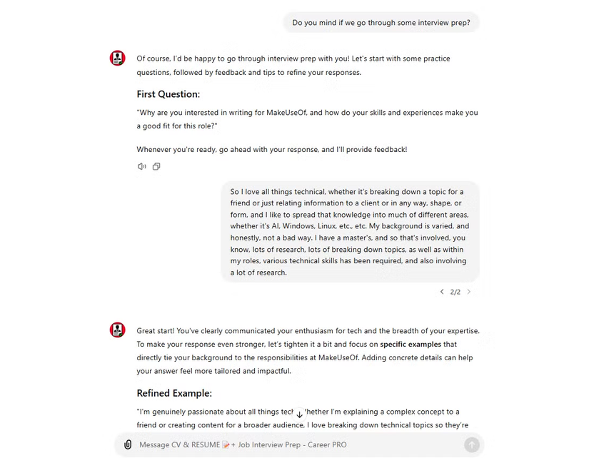 I Used ChatGPT Voice Mode to Prepare for an Interview: This Is How It Went