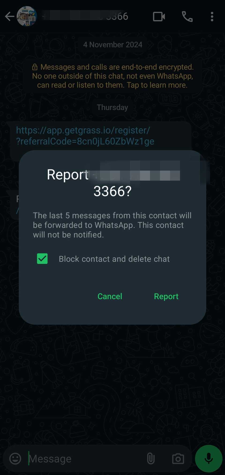 What to Do When a Random Person Messages You on WhatsApp