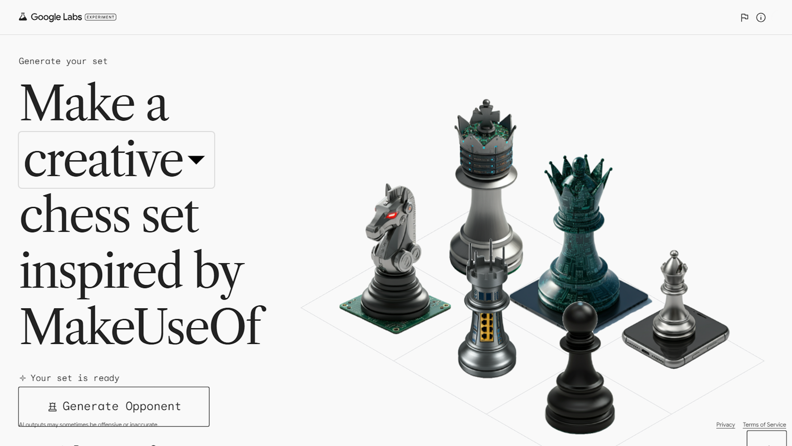 This Google Chess Game Lets You Generate Unique Pieces With AI