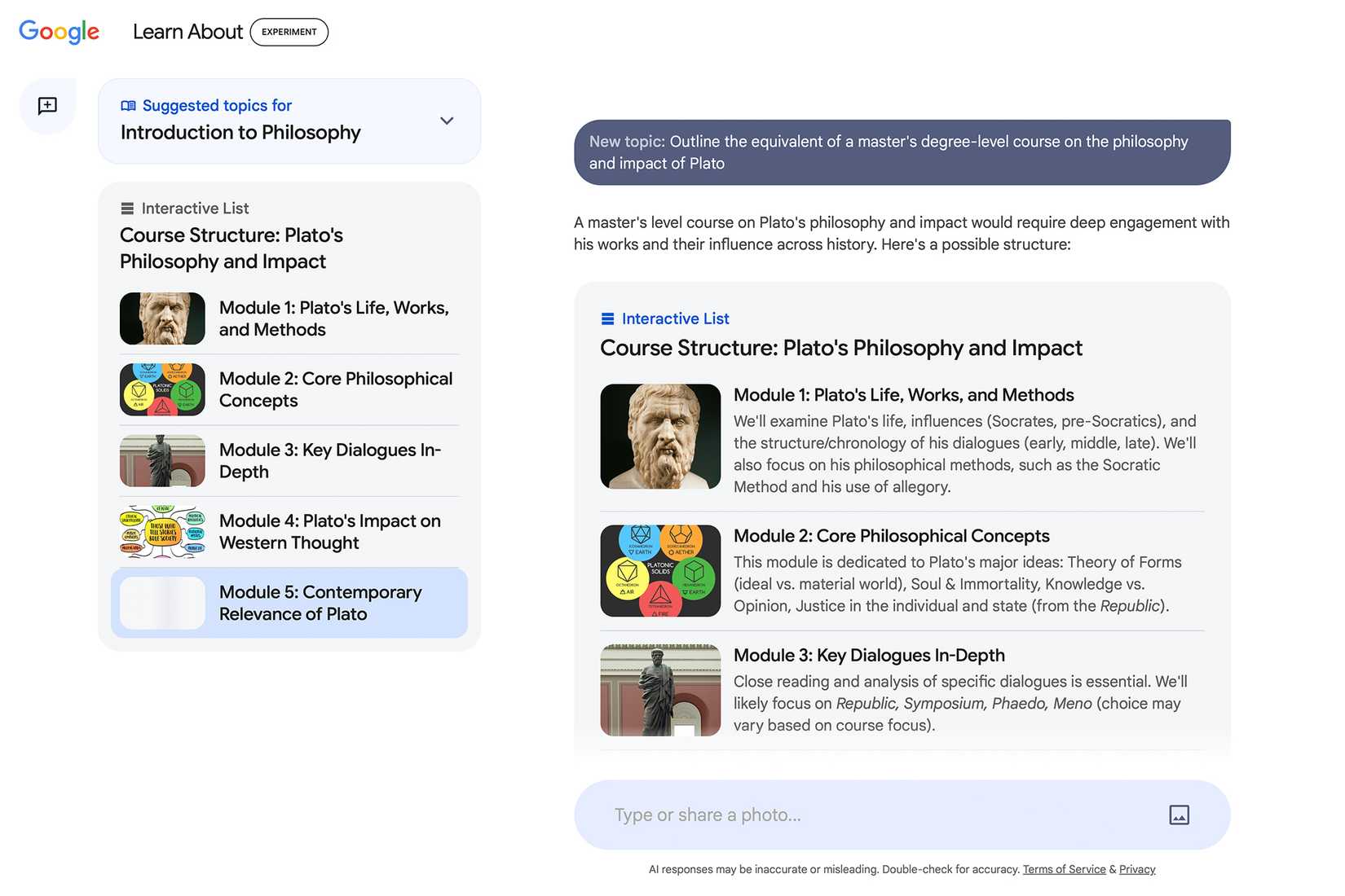 Google Image Learning Lessons Google's New Learn About AI Search Makes Learning Simple