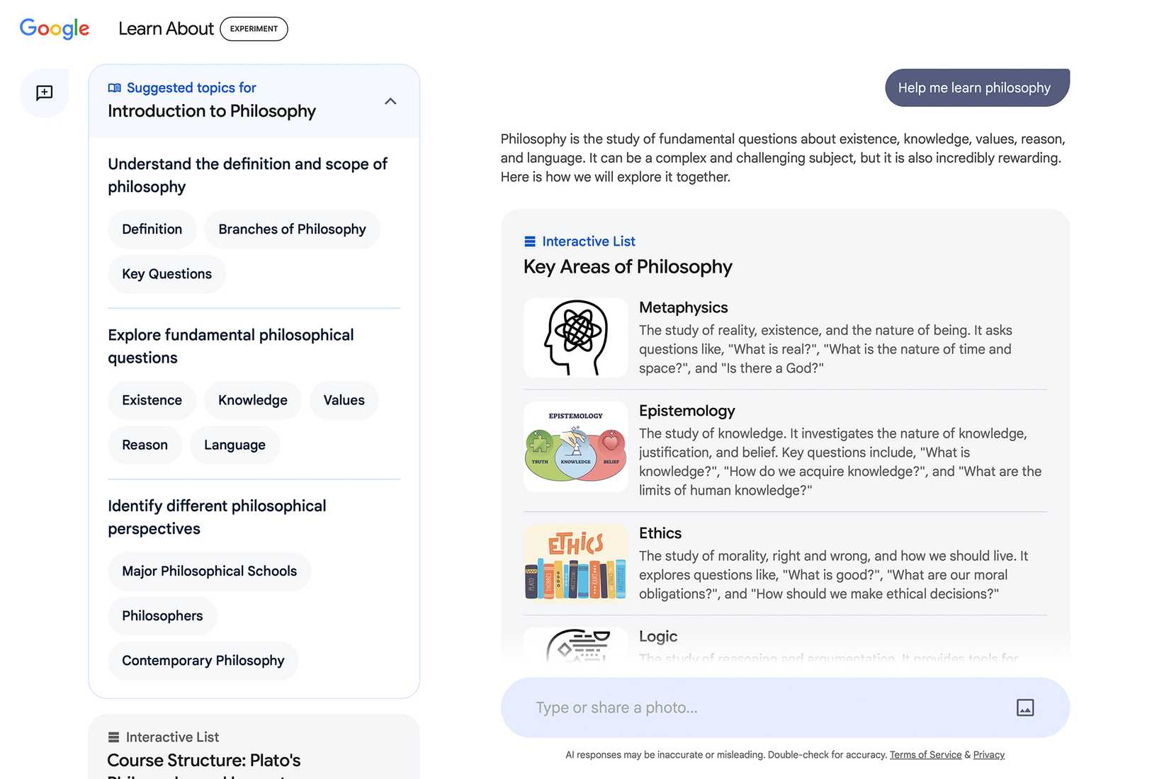 Google Image Learning Lessons Google's New Learn About AI Search Makes Learning Simple