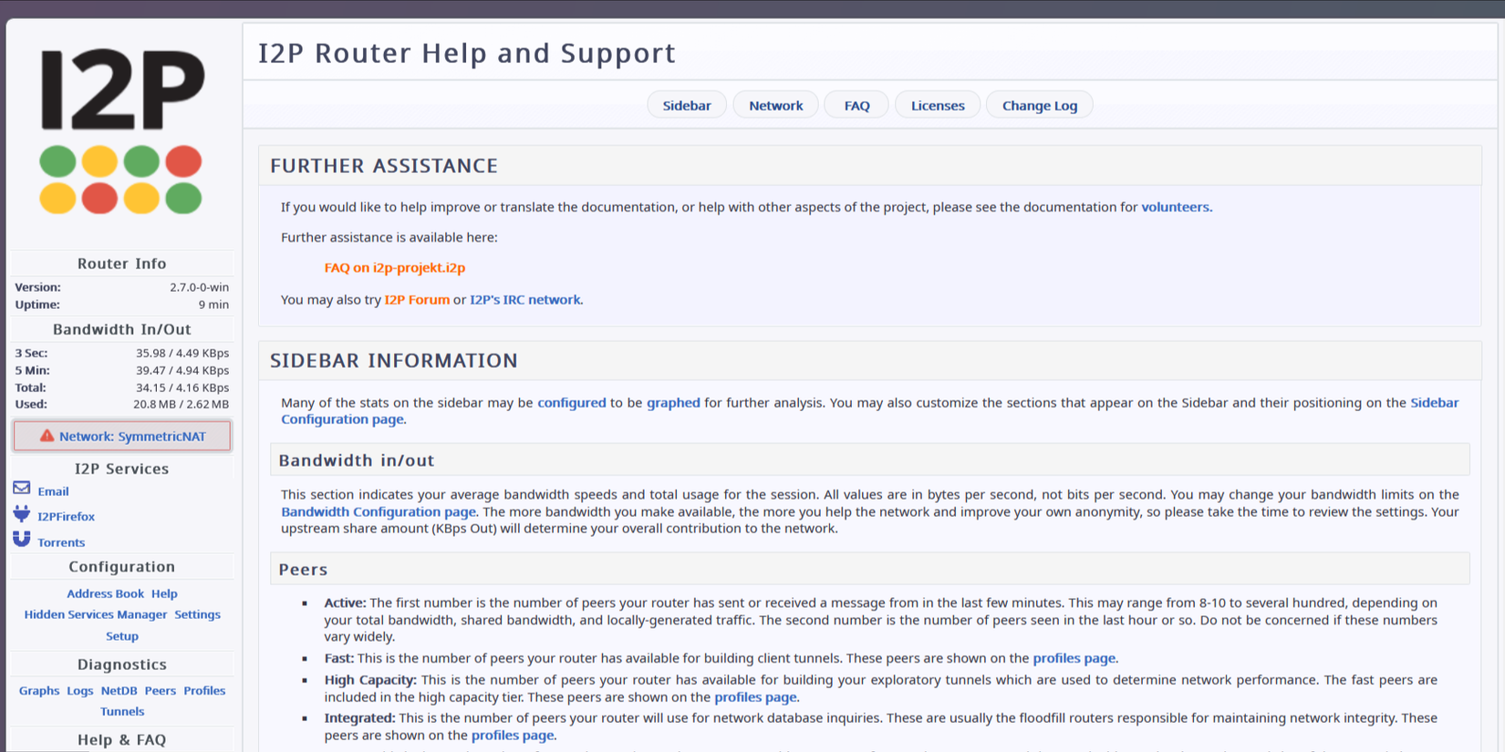 I2P running in Tor Browser