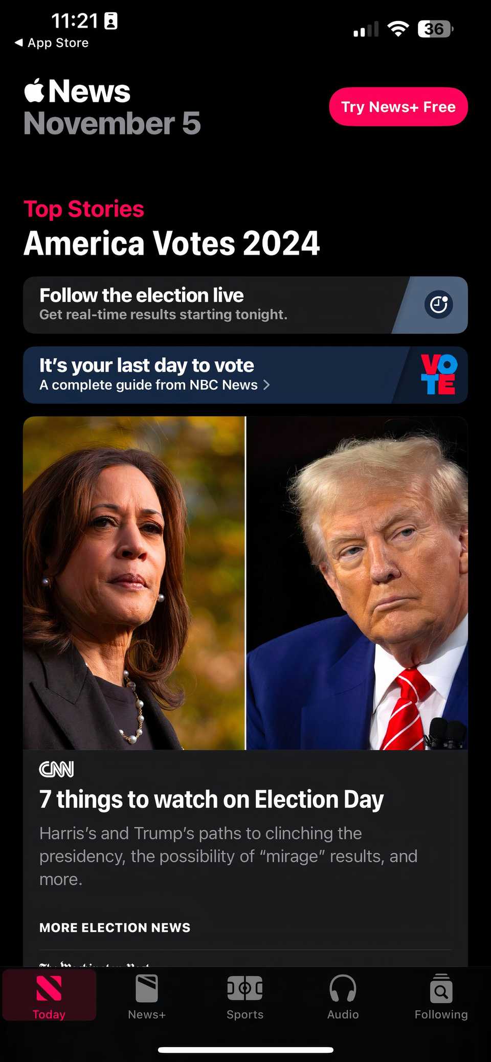 Apple’s Live Activity Feature Lets You Track US Election Results