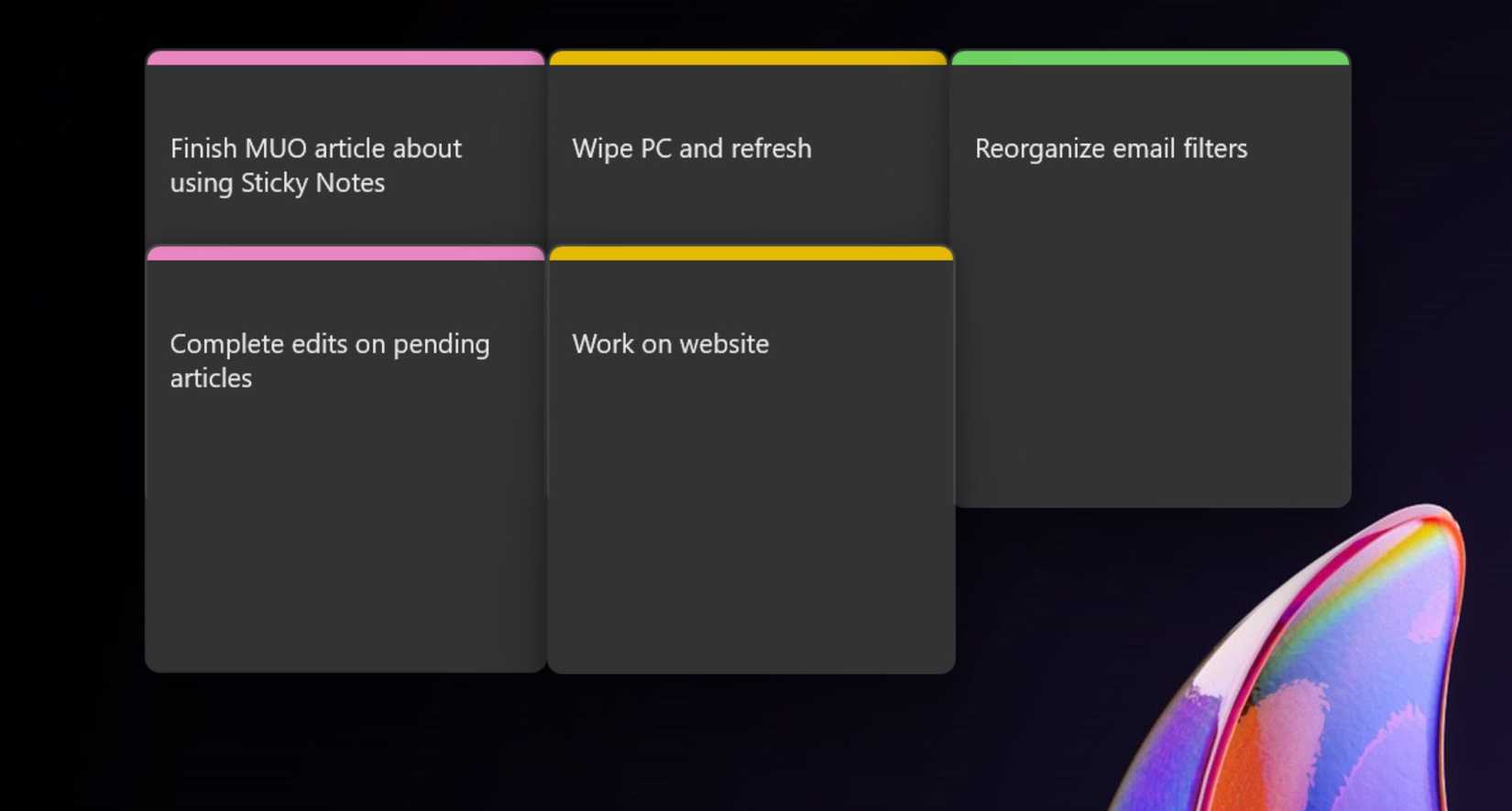 How I Use Windows Sticky Notes as the Ultimate Productivity Tool