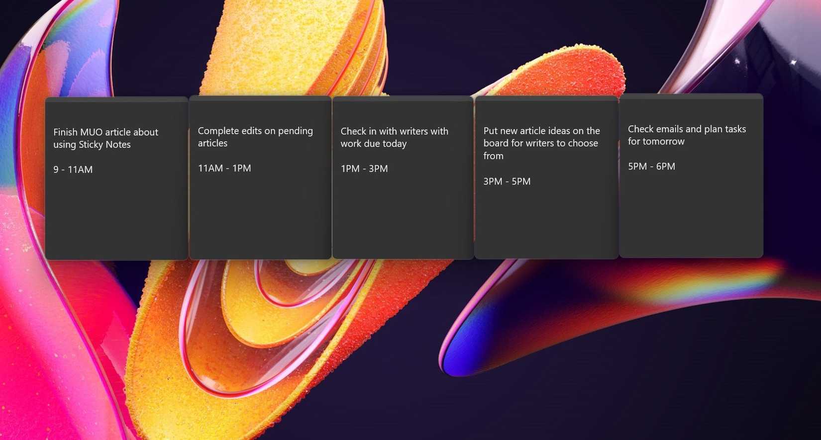 How I Use Windows Sticky Notes as the Ultimate Productivity Tool