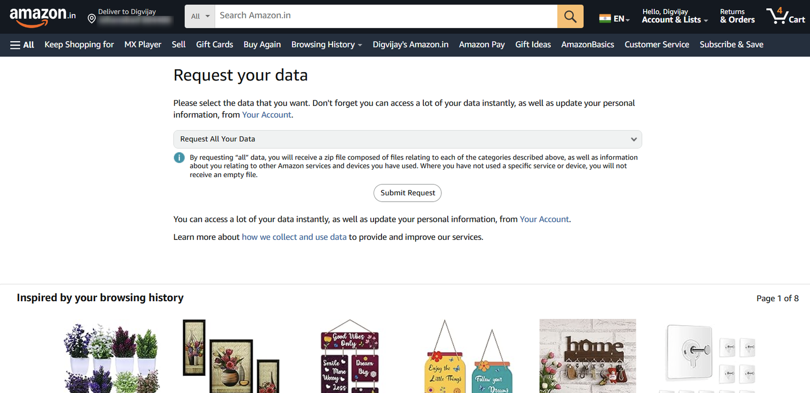 Amazon Backround Informtation Here's How to Find Out What Amazon Knows About You