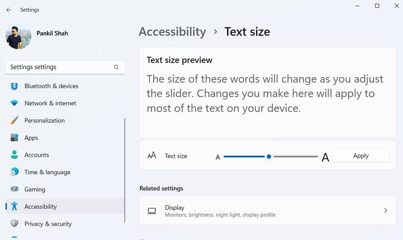 Settings Text/image These Windows Accessibility Shortcuts Unlock New Options for Everyone