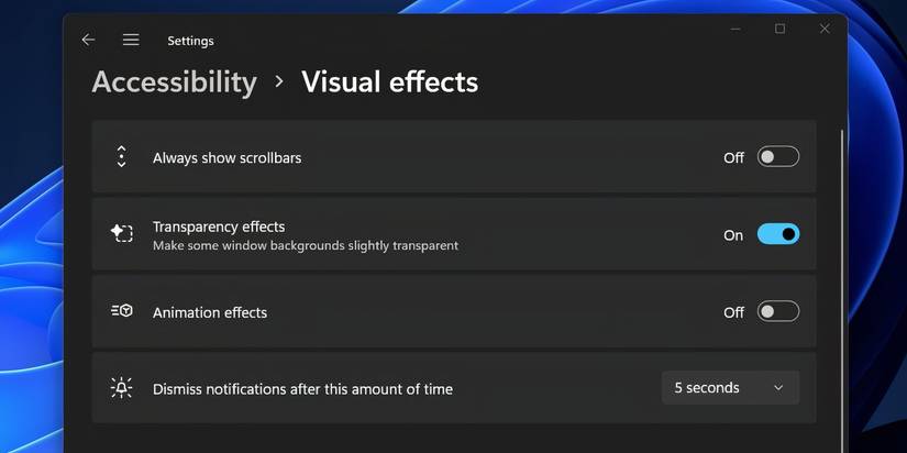 Disable Windows Effects Turn Off These Visual Effects to Make Windows Run Smoother