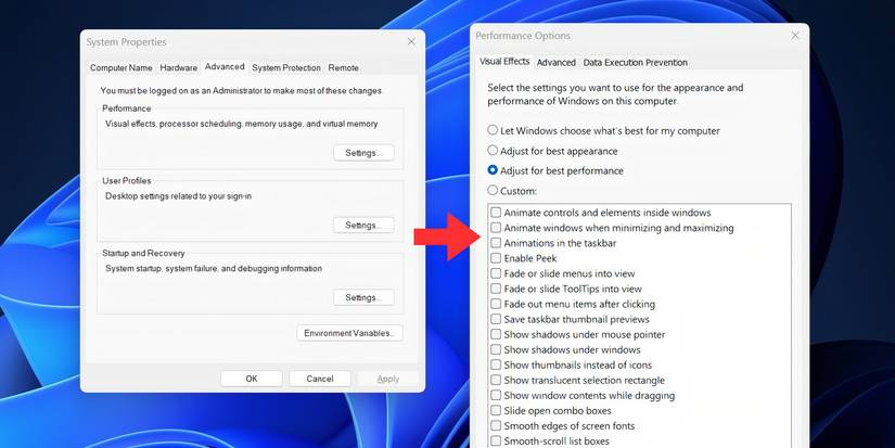 Turn Off These Visual Effects to Make Windows Run Smoother
